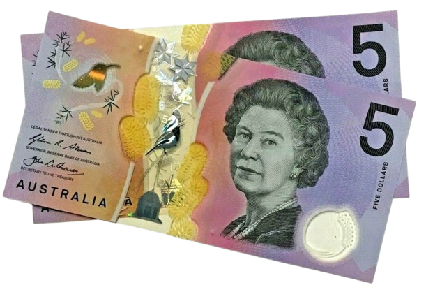 Buy Counterfeit AUD 5 Dollar Banknotes