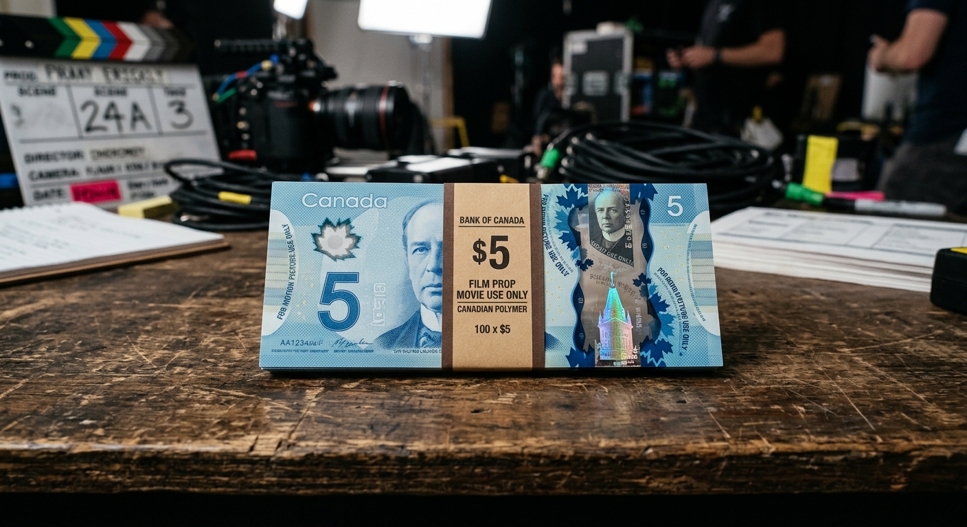 Buy Counterfeit $5 CAD Banknotes - High Quality Replica - Realistic Prop Money